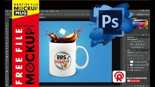 FILE GRATIS Mockup MUG | Mug Splash Mockup PSD