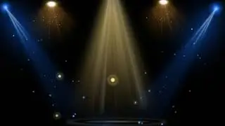 Trending spotlight green screen full hd background video. Dance club disco light green video effects