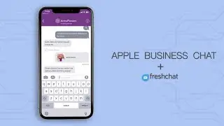 Apple Business Chat Integration with Freshchat | Demo