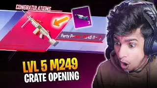 🔥 M249 UPGRADABLE MAX OUT ? - NEW PARTY PARCEL M249 LUCKY SPIN BGMI