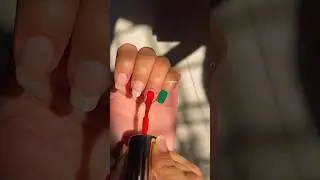 Christmas Special Easy Nailart 😍🎄✨ #nailart