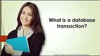 What is a database transaction