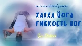 Хатха йога  Гибкость ног.