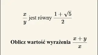 Zadanie - złoty podział