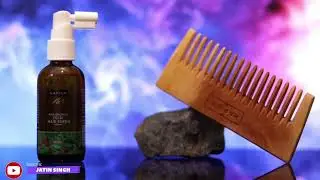 Kapiva hair rituals hair growth tulsi hair serium get rid of hair fall dandruff with neem comb