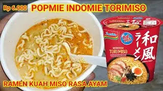 POPMIE INDOMIE TORIMISO. Ramen Kuah Miso Rasa Ayam. Harganya Rp 6.000