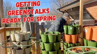 Preparing the GreenStalk Garden Patio For Spring
