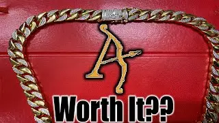 Two Tone Cuban Link Chain | Aporro Jewelry Unboxing