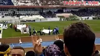 شاهد كيف استقبل جمهور الشبيبة أحمد ايحيي و الحرس الجمهوري
