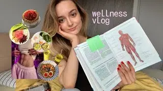 gym vlog ☁️🫐 my personal training studies, core workout & 80/20 nutrition principle