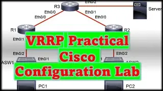 VRRP Practical Cisco Configuration Lab  WITH Failover Simulation