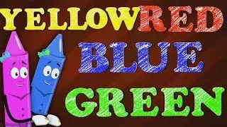 couleur chanson | diferentes couleur | Comptines | Color Song | Crayons Nursery Rhymes Française