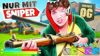 Die NUR SNIPER Challenge in OG FORTNITE! 🔥😈