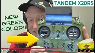 FrSky TANDEM X20RS – The New GREEN Polycarbonate Game Changer