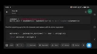 Python Program to Find Mirror Characters in a String Using Dictionary
