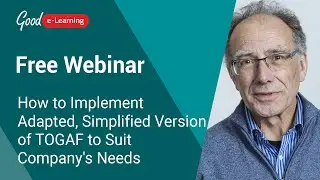 Free TOGAF Webinar: How to Implement Adapted, Simplified Version of TOGAF to Suit Company's Needs