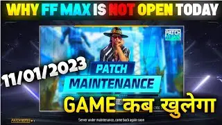 WHY FREE FIRE MAX IS NOT OPEN TODAY | GAME IS NOT OPENING | WHY GAME IS NOT OPEN FREE FIRE11/01/2023