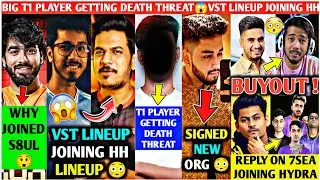 7SEA Joining HYDRA😳Scout BUYOUT Price😲T1 Player DEATH Threat😡VST Joining HH😳Ultron SIGNED New ORG🥵