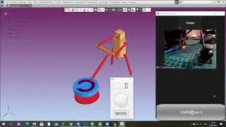 КОМПАС-3D. Python. Arduino. Вращение модели c джойстика.