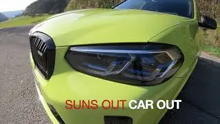 NEW BMW X3 M COMPETITION SAO PAULO YELLOW 2022 ... WALKAROUND DIFFERENT LIGHTS