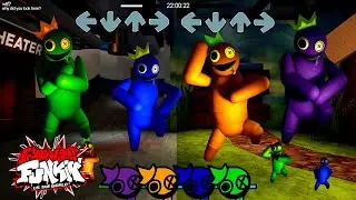 Rainbow Friends Dancing but | Friday Night Funkin Mod Roblox