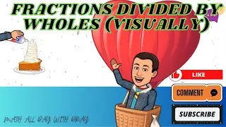 Fractions Divided by Wholes Visuals