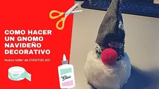 COMO HACER GNOMO DECORATIVO NAVIDEÑO