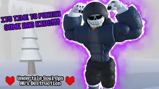 THIS GAME GOT A LOT OF UPDATES!!! Undertale Soul Ops AU's Destruction All New Characters Showcase