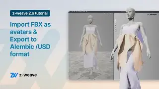 1. Import FBX as avatars & Export to Alembic /USD format