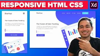 How to Make a Website Using HTML And CSS - Coding Adobe XD Web Design Tutorial