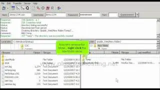 Managing your website in FileZilla FTP