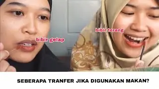 Azarine Velvety lippie cream di bibir gelap dan terang dengan 3 warna