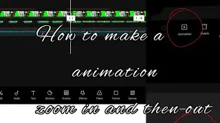 How to make an animation zoom out and then in in capcut ~ zappyYT ~ (read description)