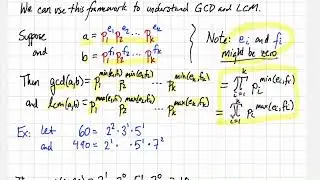 5.4A - GCD and LCM via Prime Factorization - MATH 120