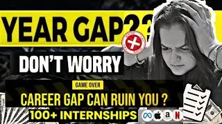 How to Handle Career Gap? | DON'T WORRY 😊 Must watch if you have a Gap in your Career
