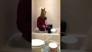 Drum-off with the ghost in my bathroom at 3 am