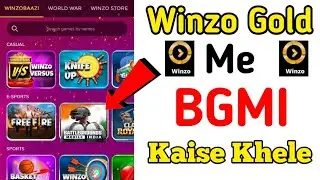 winzo gold me bgmi kaise khele || winzo gold battel ground mobile India || winzo gold