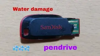 how to water damage pendrive restore