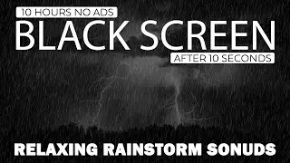 🔴 Rainstorm Sounds for Relaxing, Focus or Deep Sleep | Nature White Noise [24/7]