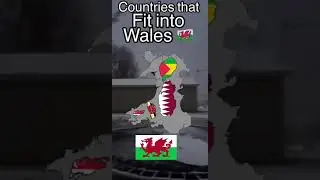 Countries that fit into Wales 🏴󠁧󠁢󠁷󠁬󠁳󠁿