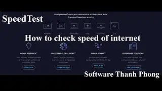 How to check speed of internet with SpeedTest