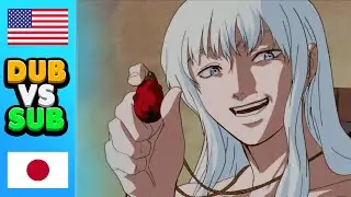 Anime Berserk 1997 (Anime DUB vs SUB Comparison)