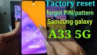 Factory Reset Samsung A33 5G || Hard reset samsung A33 5G