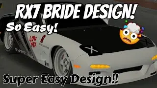 Bride Rx7 Livery Tutorial ll Car Parking Multiplayer