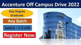 Accenture off campus hiring 2022 Registration | Recruitment 2022 | Accenture off Campus drive 2022