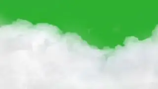 Clouds fly in the sky green screen animation video 