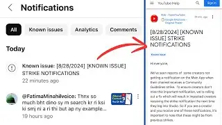 [8/28/2024] [KNOWN ISSUE] STRIKE NOTIFICATIONS