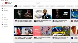 Youtube clone using html ,css, Javascript and youtube API || 
