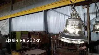 Звучание церковного колокола 232 кг.