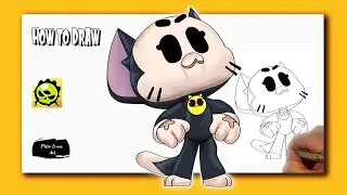 How to Draw Kit from Brawl Stars